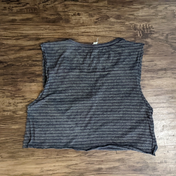 We the Free by Free People Sleeveless Striped Crop Top Loose Fit Size XS - Picture 2 of 6